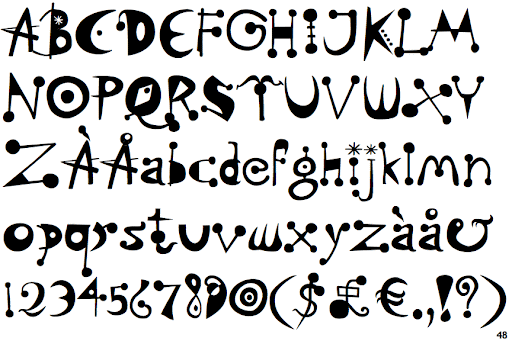 Пример шрифта Linotype Dropink #1