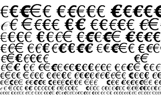 Пример шрифта Linotype EuroFont #1