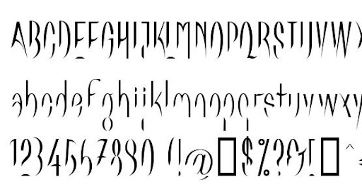 Пример шрифта Linotype Flamingo #1