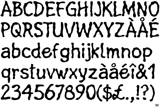 Пример шрифта Linotype Fluxus #1