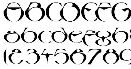 Пример шрифта Linotype Besque #1