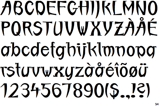 Пример шрифта Linotype Boundaround #1