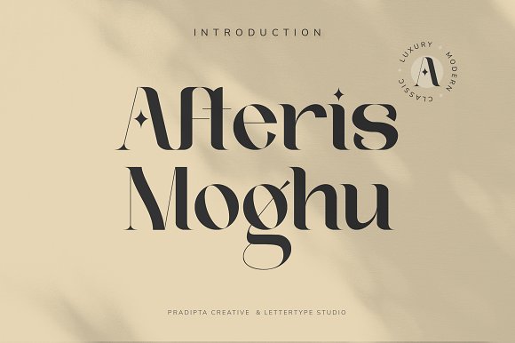 Пример шрифта Afteris Moghu #1