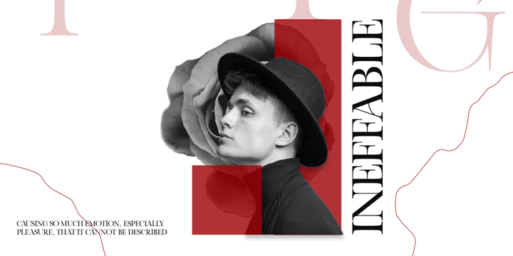 Пример шрифта Raylig #2