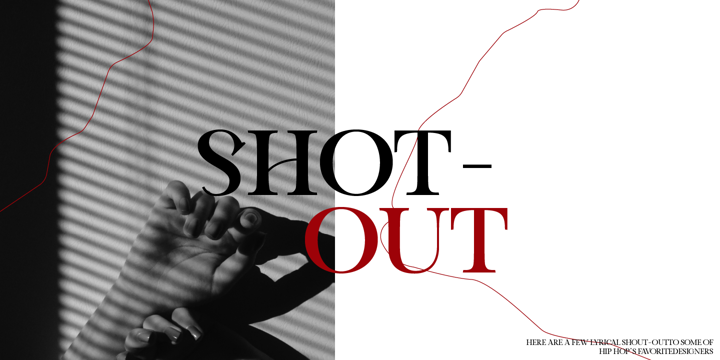 Пример шрифта Raylig #3