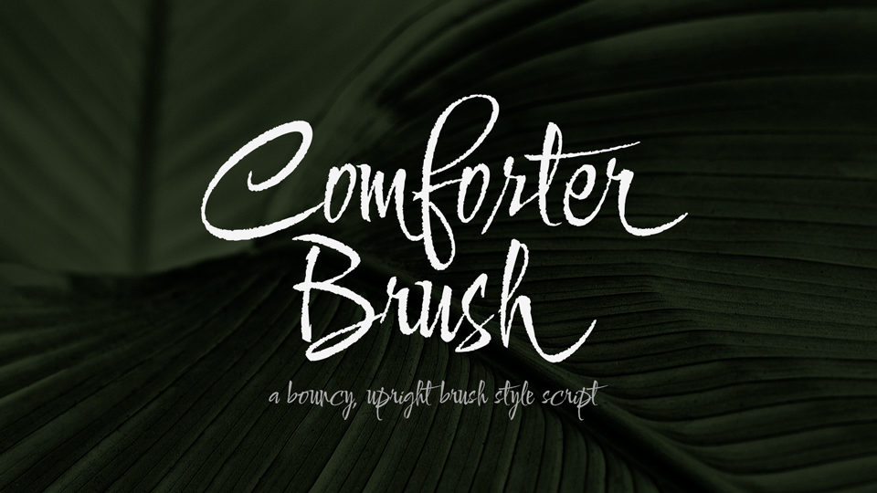 Пример шрифта Comforter Brush #1