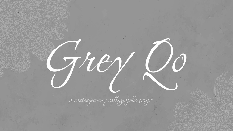 Пример шрифта Grey Qo #1