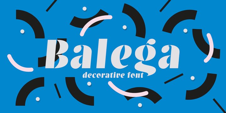 Пример шрифта Balega #1