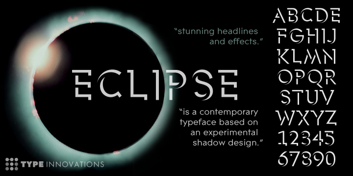 Пример шрифта Eclipse #1