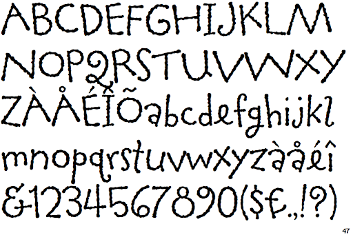 Пример шрифта Tapioca ITC #1
