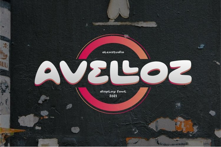 Пример шрифта Avelloz #1