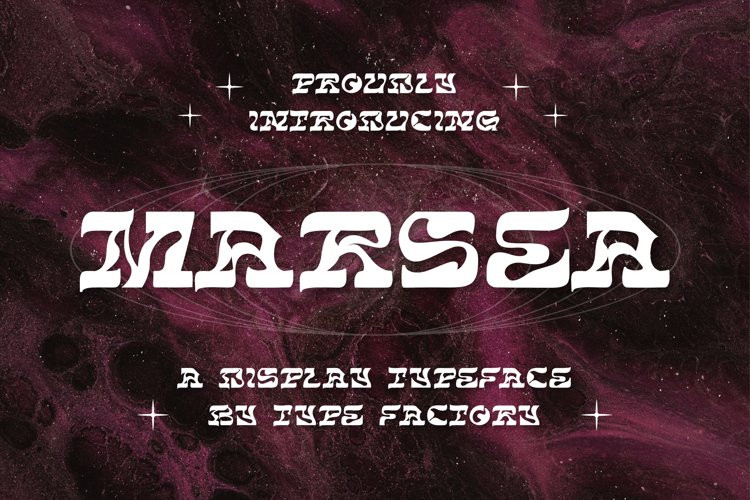 Пример шрифта Marsea #1