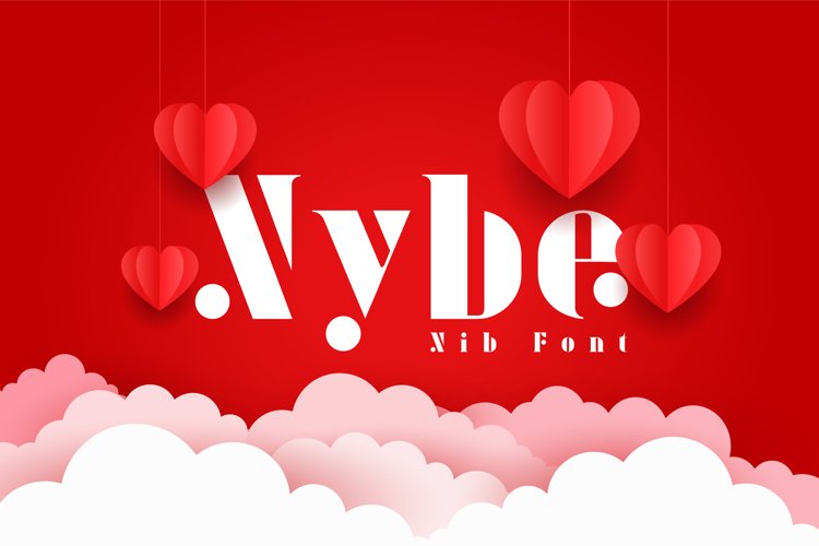Пример шрифта Nybe Nib #1