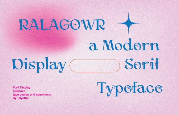 Пример шрифта Ralagowr #1
