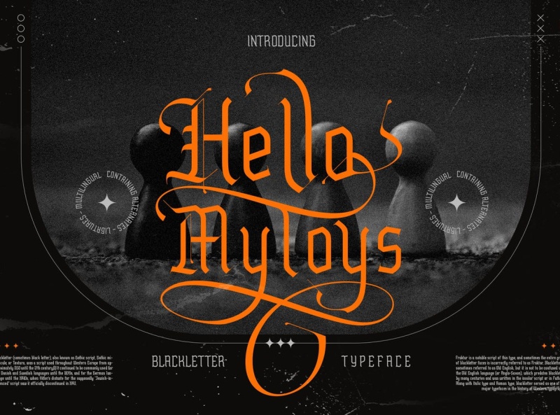 Пример шрифта Hello Mytoys #1