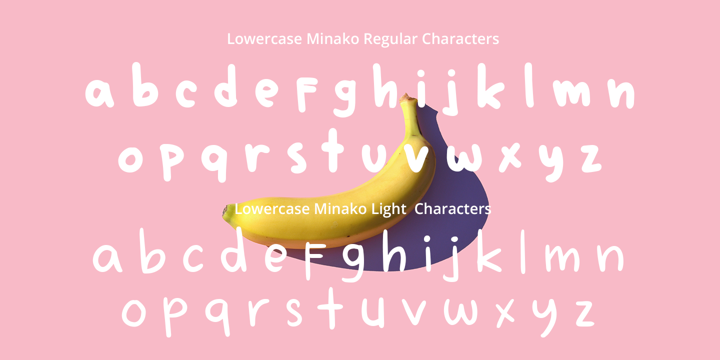 Пример шрифта Minako #2