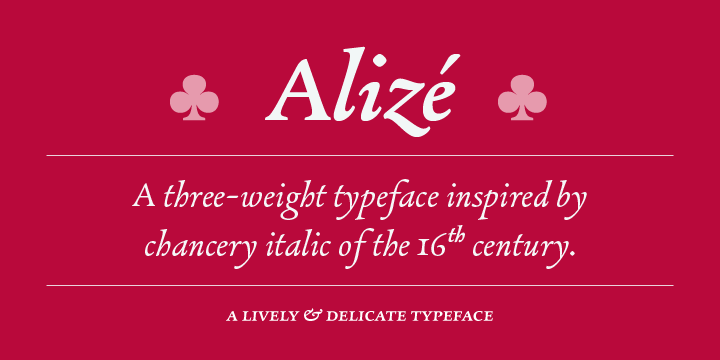 Пример шрифта Alize #1