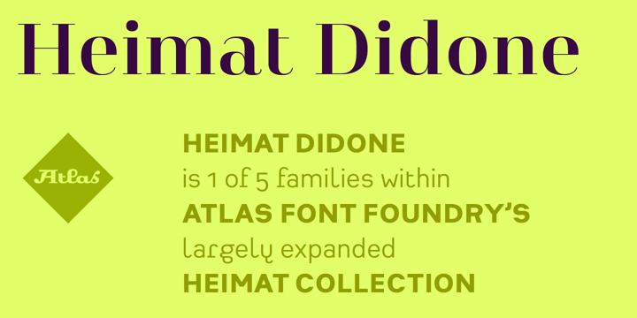Пример шрифта Heimat Didone 12 #1