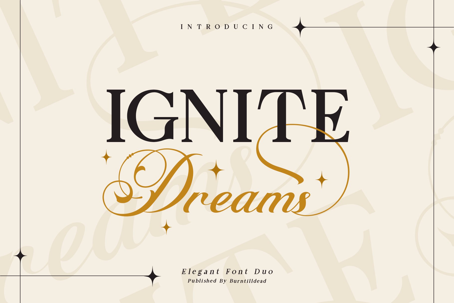 Пример шрифта Ignite Dreams #1