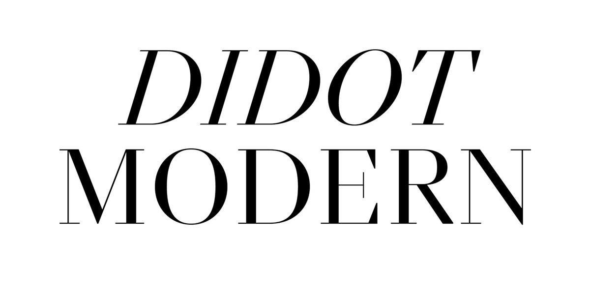 Пример шрифта NN Didot Modern #1