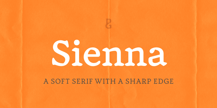 Пример шрифта Sienna #1