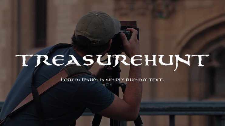 Пример шрифта Treasurehunt #1