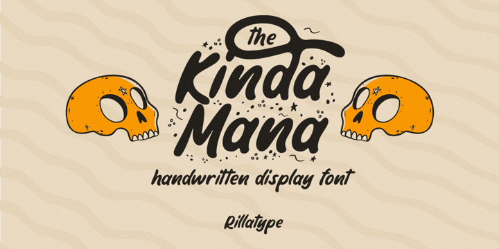 Пример шрифта The Kindamana #1