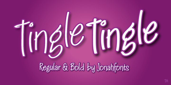 Пример шрифта Thingle #1
