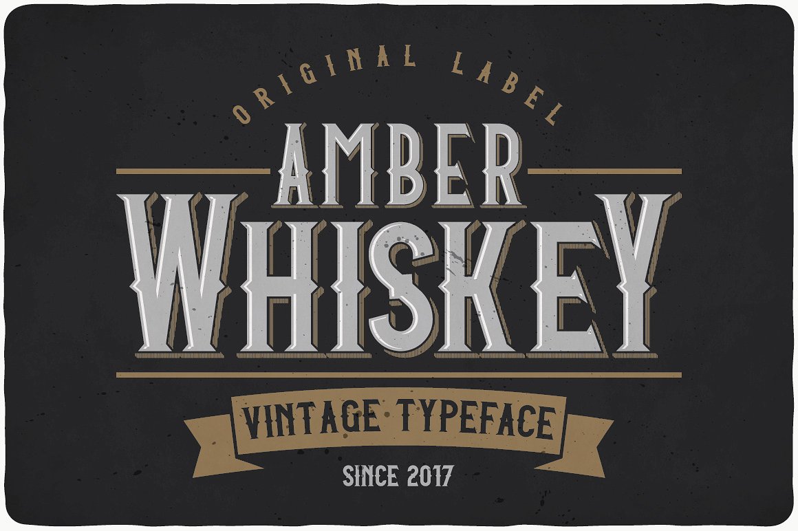 Пример шрифта Whiskey #1