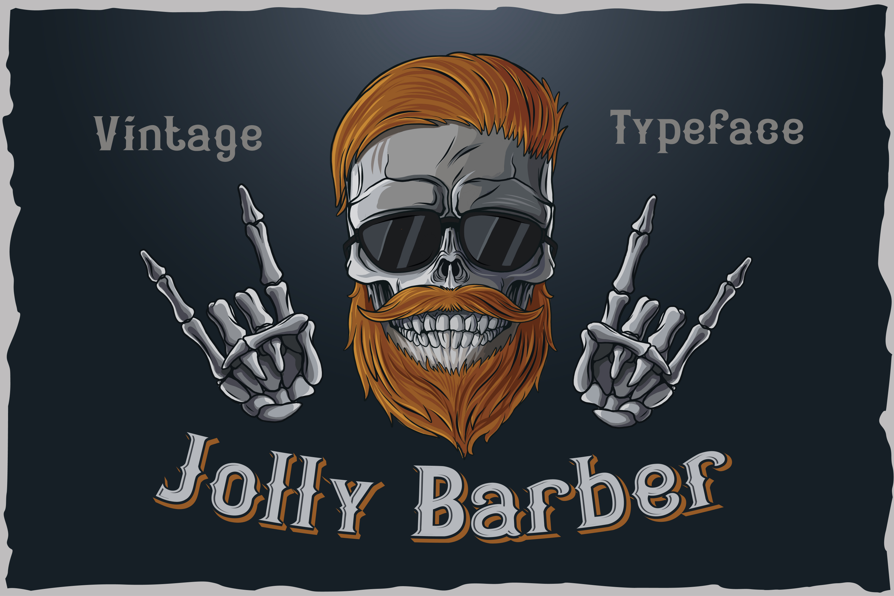 Пример шрифта Jolly Barber #1