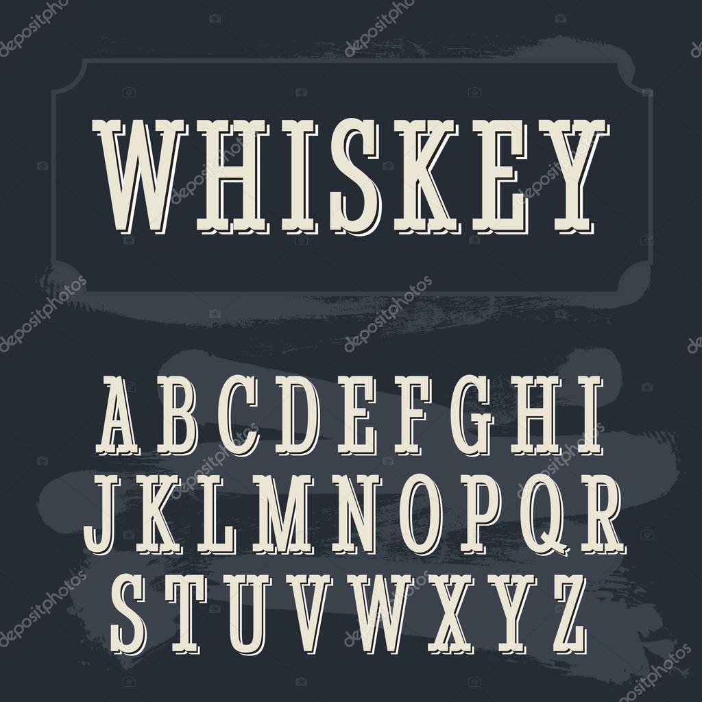 Пример шрифта Old Whisky #1