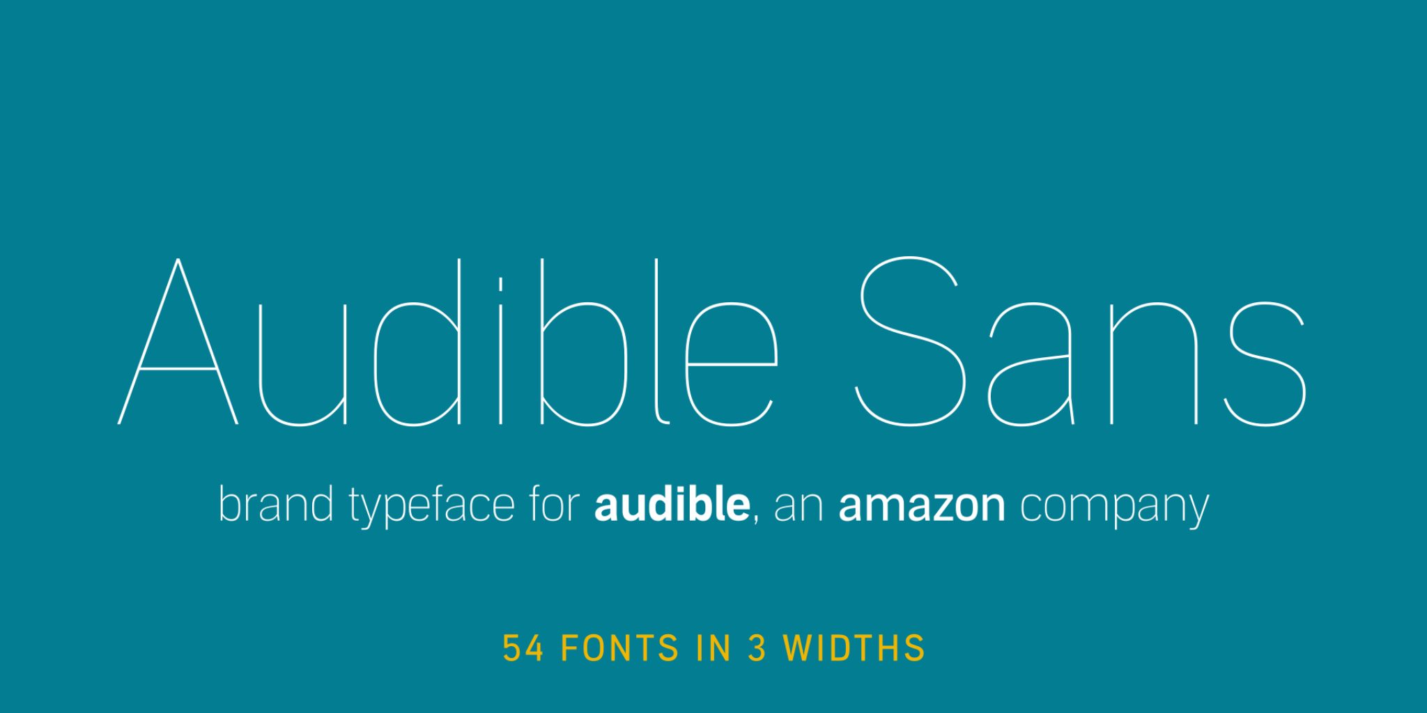 Пример шрифта Audible Sans #1