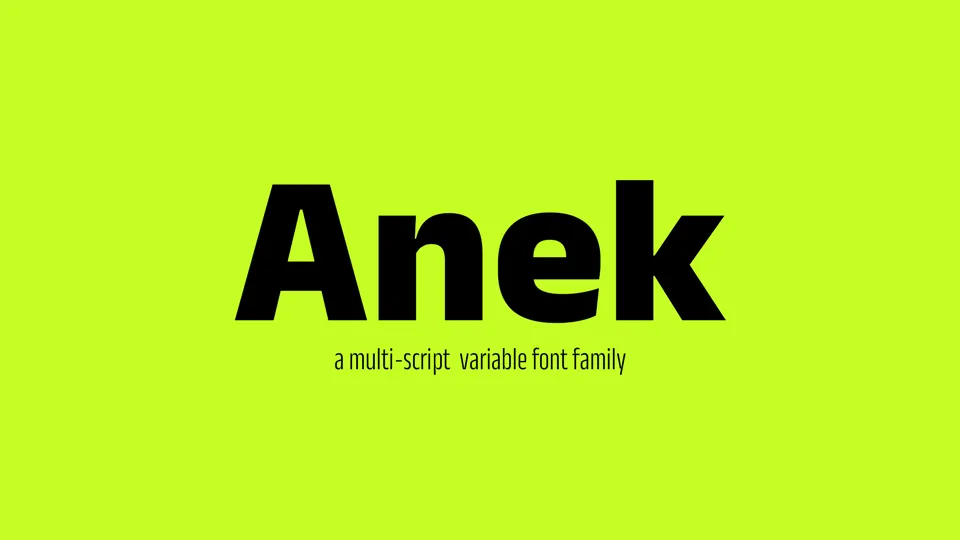 Пример шрифта Anek Malayalam #1