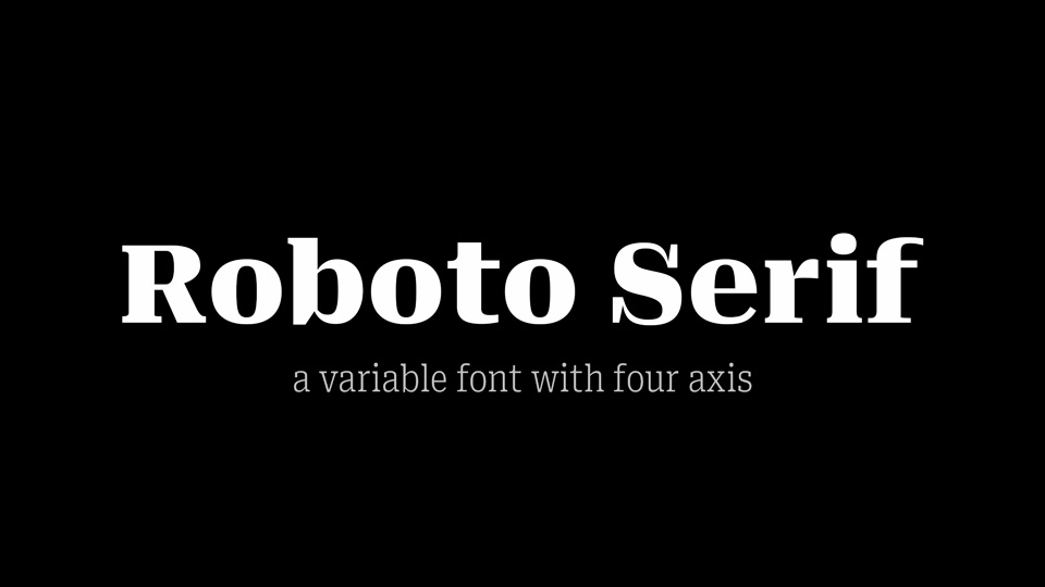 Пример шрифта Roboto Serif #1