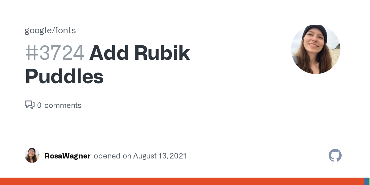 Пример шрифта Rubik Puddles #1