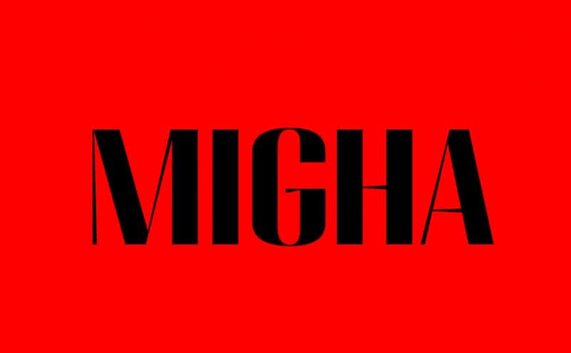 Пример шрифта Migha #1