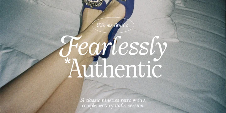 Пример шрифта Fearlessly Authentic #1