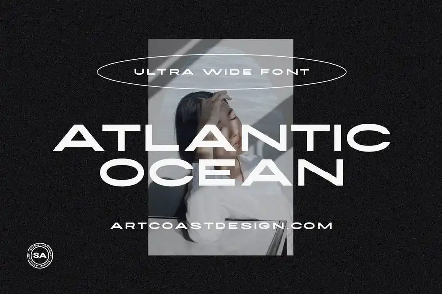 Пример шрифта Atlantic Ocean #1