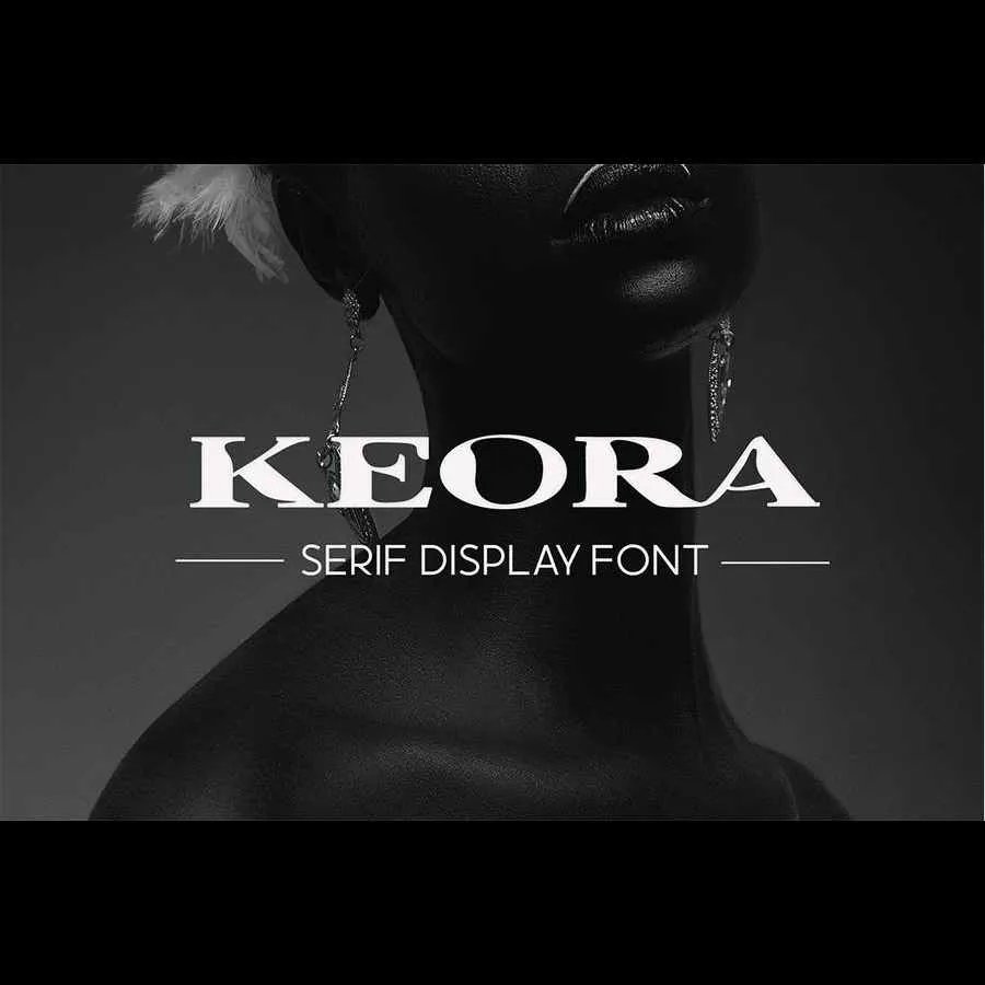 Пример шрифта Keora #1