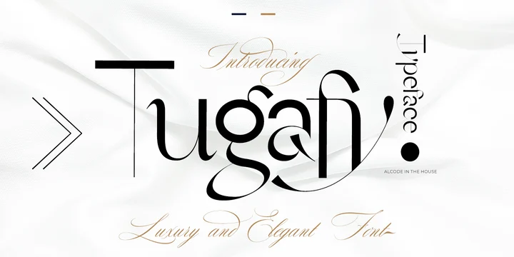 Пример шрифта Tugafy #1