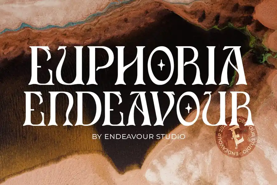 Пример шрифта Uphoria Endeavour #1