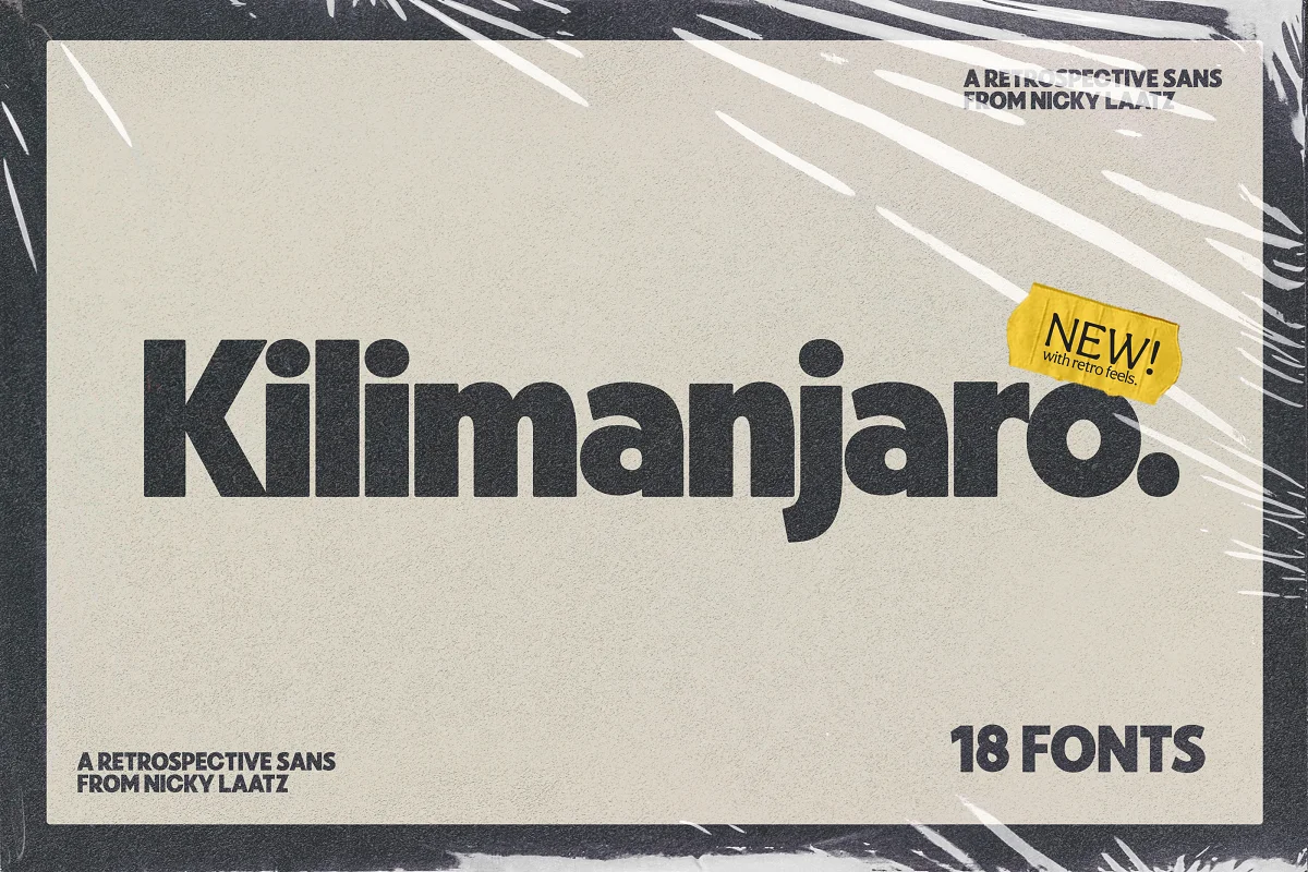 Пример шрифта Kilimanjaro Sans Tall #1