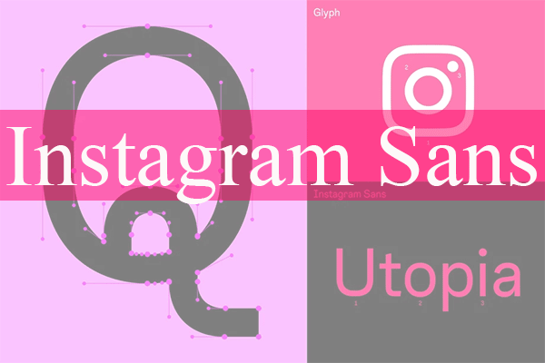 Пример шрифта Instagram Sans #1