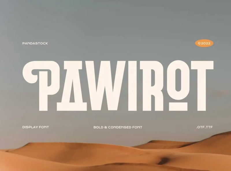 Пример шрифта Pawirot #1