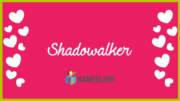 Пример шрифта Shadowalker #1