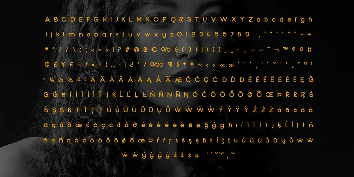 Пример шрифта Gropio Typeface #2