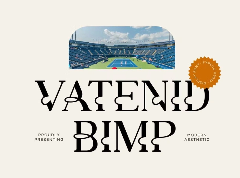 Пример шрифта Vatenid Bimp #1