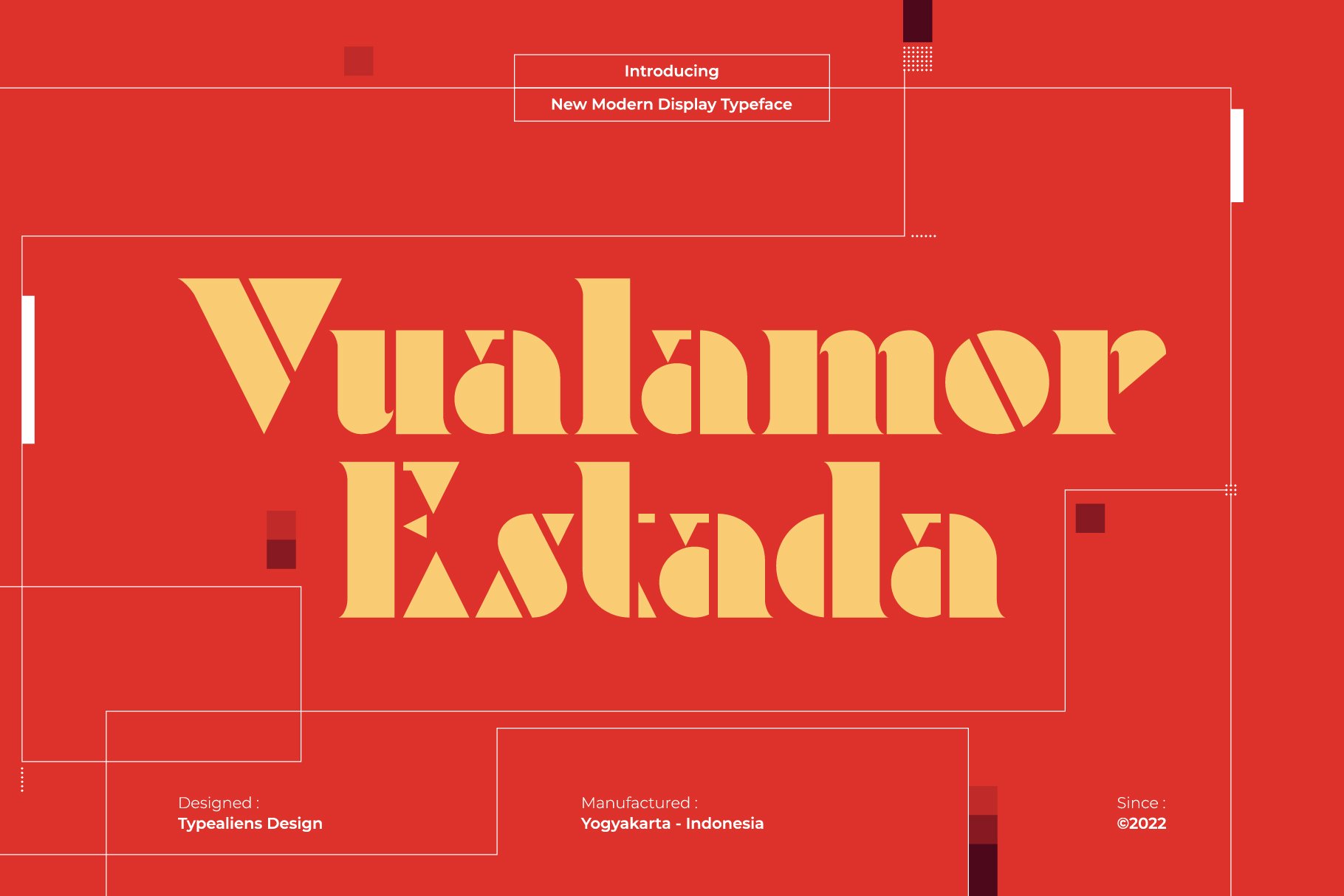 Пример шрифта Vualamor Estada #1