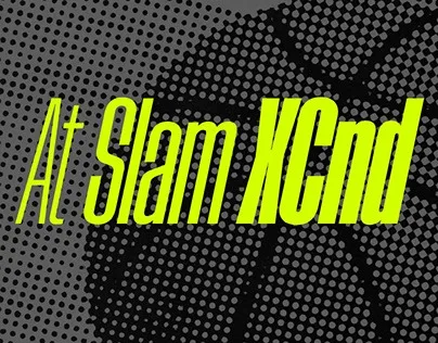 Пример шрифта At Slam XCnd #1