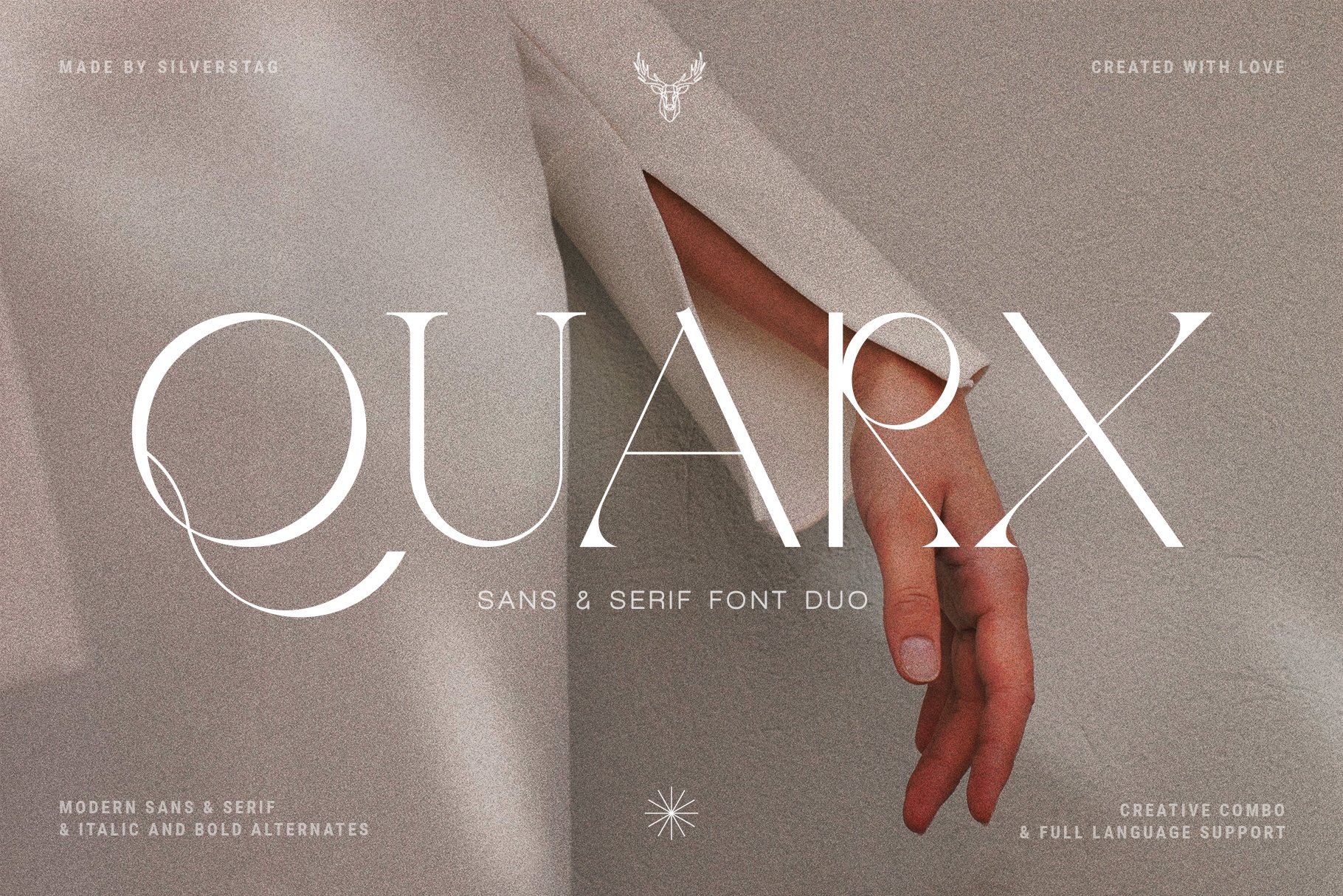 Пример шрифта Quarx #1